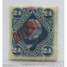 ARGENTINA SERVICIO OFICIAL GJ 032 ESTAMPILLA NUEVA CON GOMA, RARA U$ 50